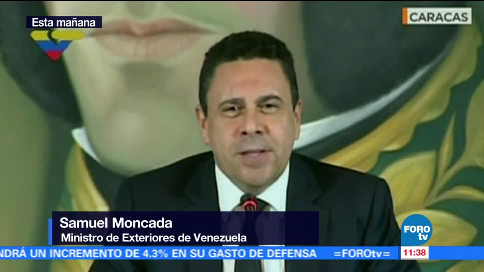 canciller de Venezuela, Samuel Moncada, ataque, Ministerio del Interior, Tribunal Supremo