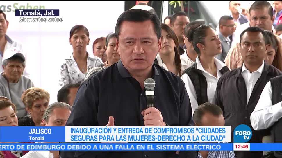 Miguel Ángel Osorio Chong, secretario de Gobernación, inauguración, Ciudad Segura para Mujeres, Tonalá, Jalisco