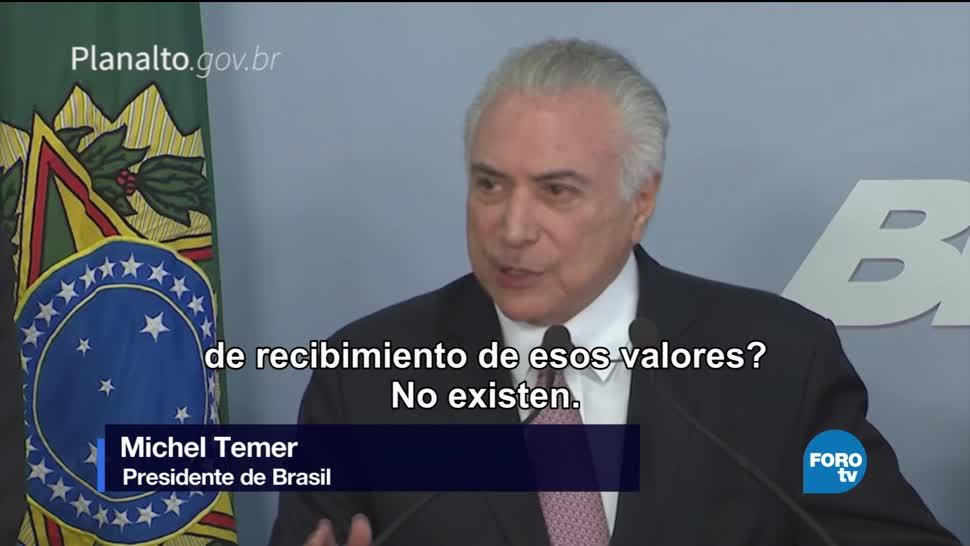 noticias, forotv, Fiscal de Brasil, denuncia, Michel Temer, corrupción