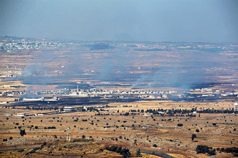 Fuerzas Militares De Israel, Atacaron, Siria, Proyectiles, Golan, Artilleria, Camion De Municiones, Zona Fronteriza, Fuego