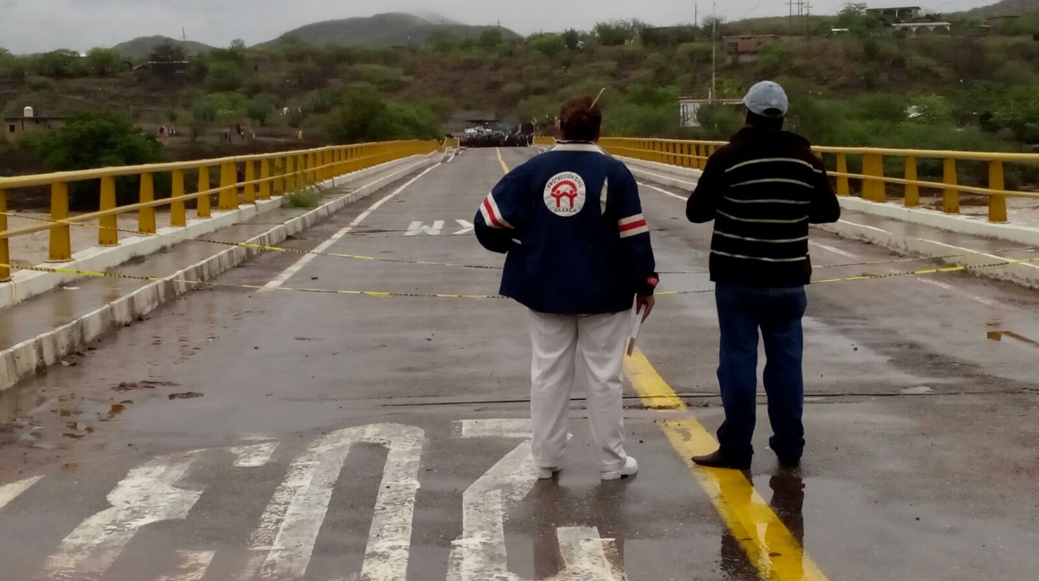 Autoridades de Proteccion Civil en Oaxaca atiende lluvias