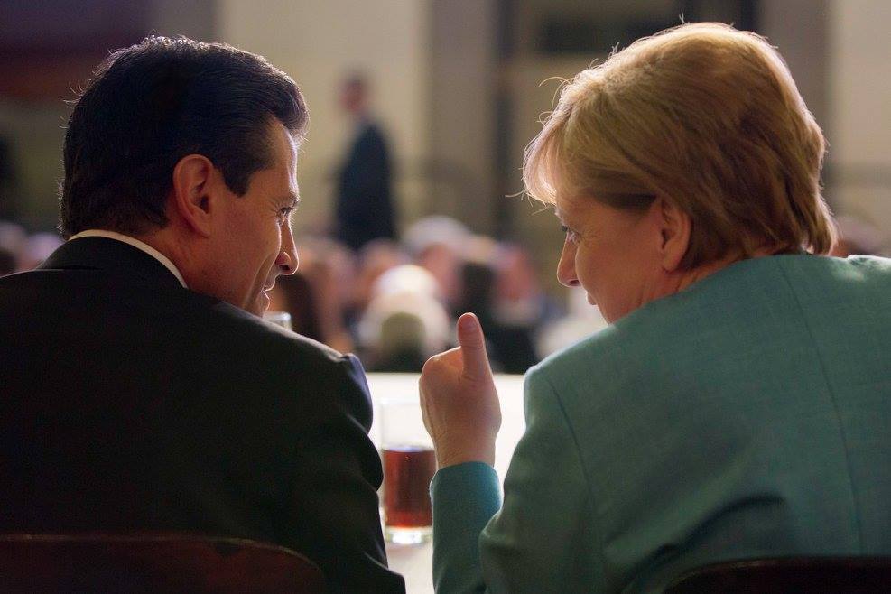Angela Merkel, Peña Nieto, Alemania, México, visita oficial, Palacio Nacional