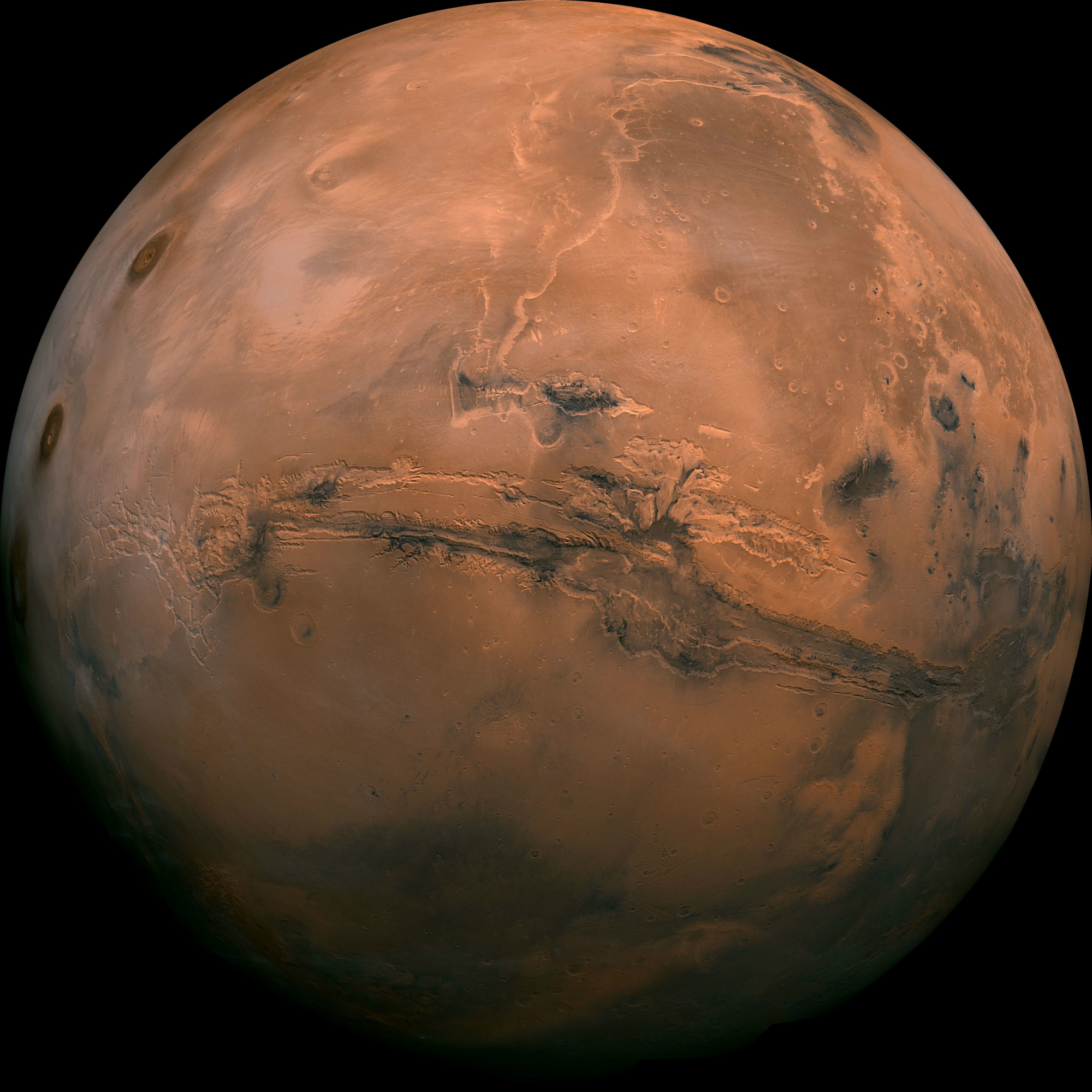 Imagen obtenida por la NASA de la superficie de Marte
