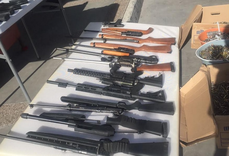 Armas, cartuchos, Celaya, Guanajuato, Policía Federal, Seguridad