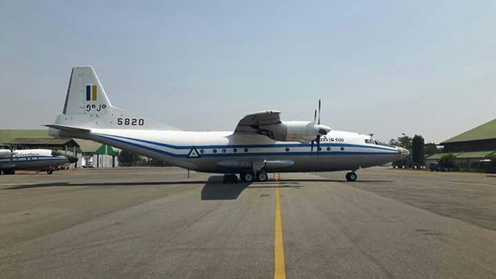 Avión militar desaparecdo en Myanmar con 104 personas