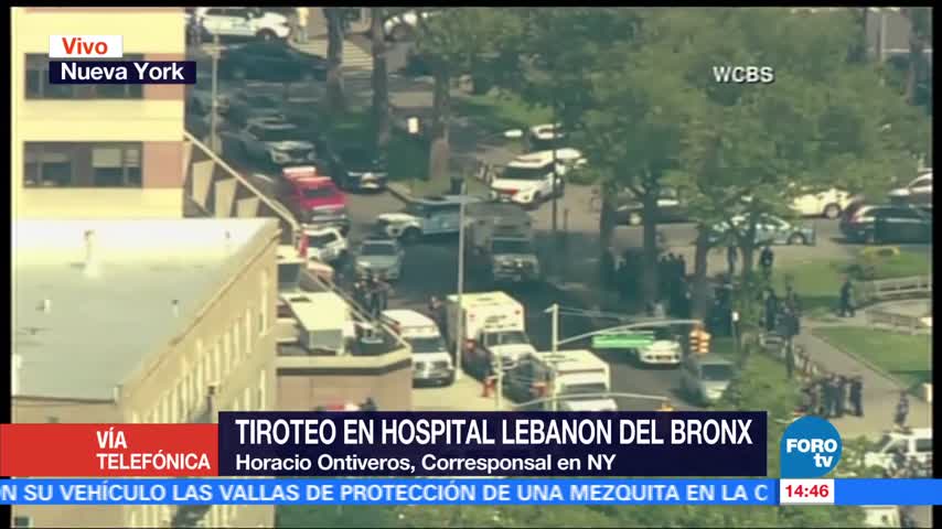 noticias, forotv, Buscan, atacante del tiroteo, hospital Lebanon del Bronx, NY