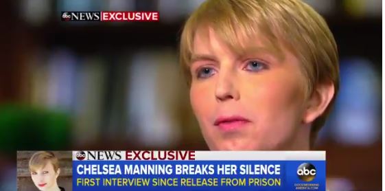Chelsea Manning, informante de WikiLeaks, da primera entrevista desde su liberación