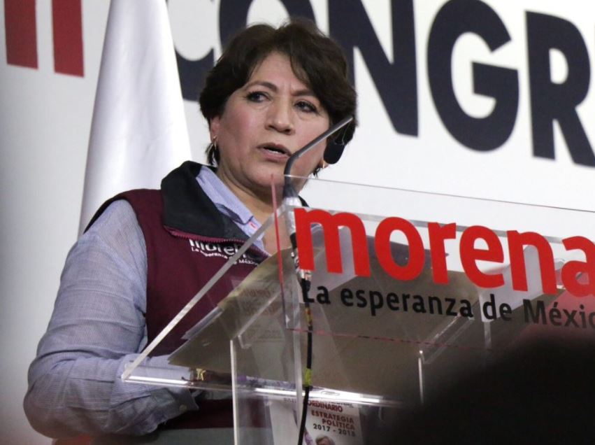 Delfina Gómez, candidata de Morena al edomex