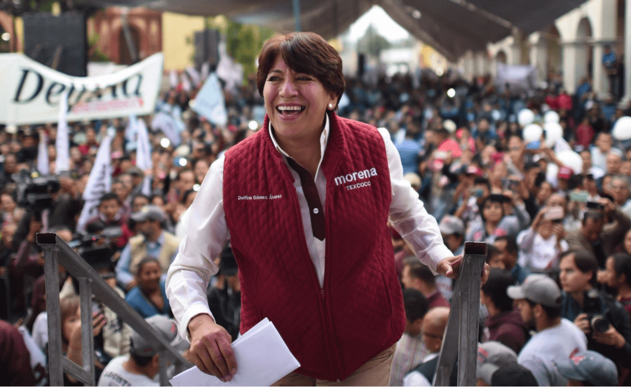Delfina Gómez, candidata de Morena