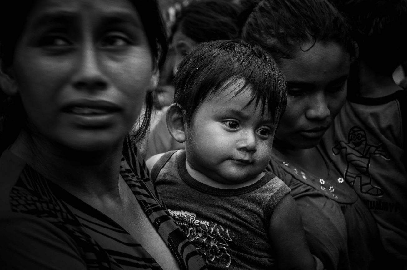 Desplazados, Gobierno Guatemalteco, Campamento, Campeche, Agua, Alimento, Guatemala, INM