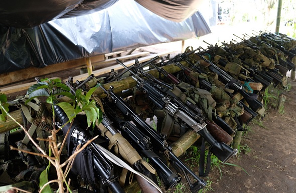 FARC, armas, Colombia, Santos, guerrilla, ONU,