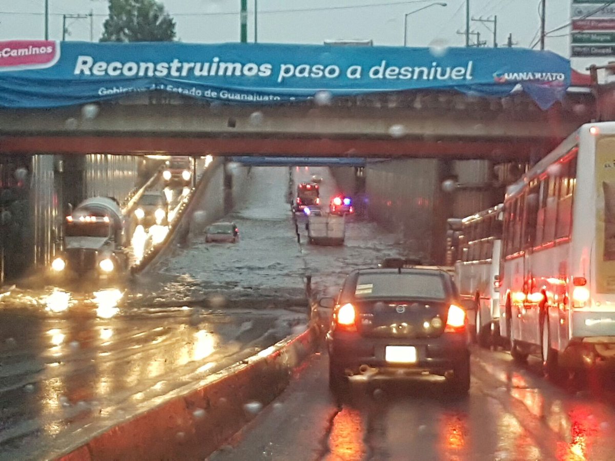 Clima, encharcamiento, León, Guanajuato, Protección Civil, Dora, onda tropical