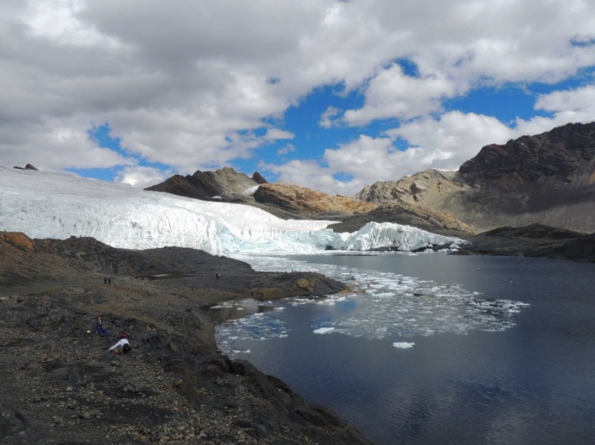 Glaciar Pastoruri, en la Cordillera Blanca de Perú (Twitter: @Estelamgm)