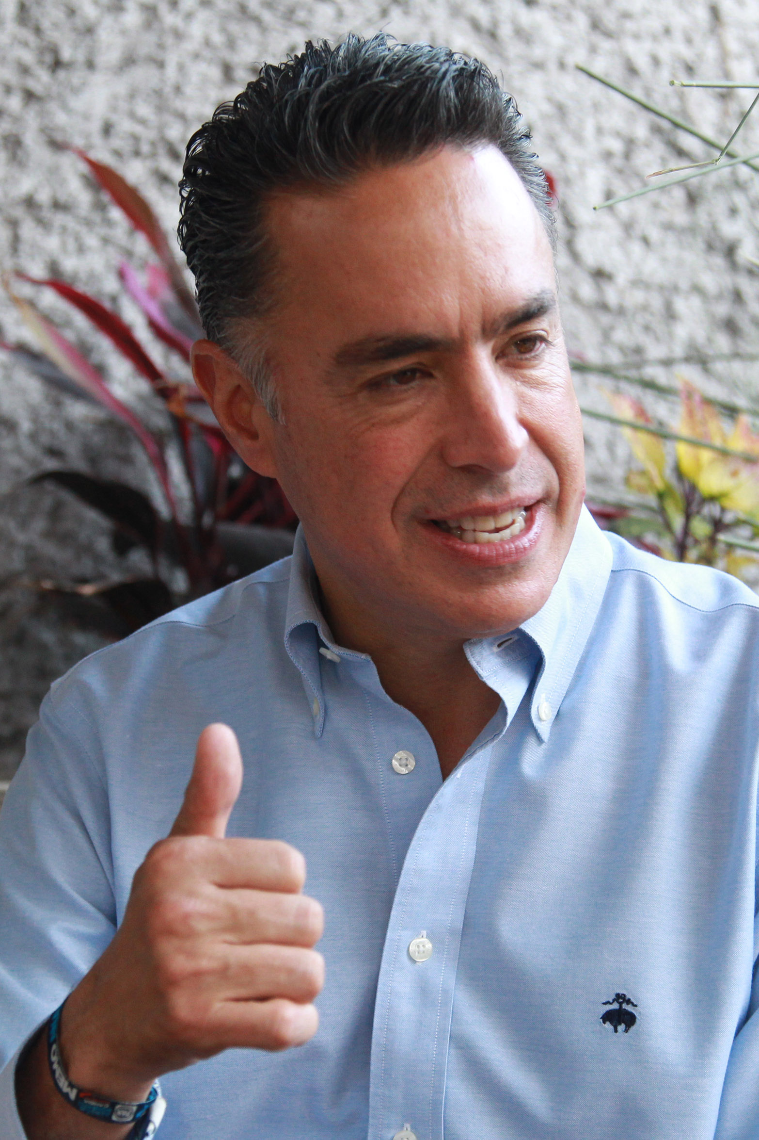 El candidato del PAN a la gubernatura de Coahuila, José Guillermo Anaya 