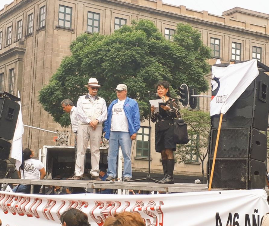 Sin incidentes concluye marcha por el 46 aniversario del Halconazo