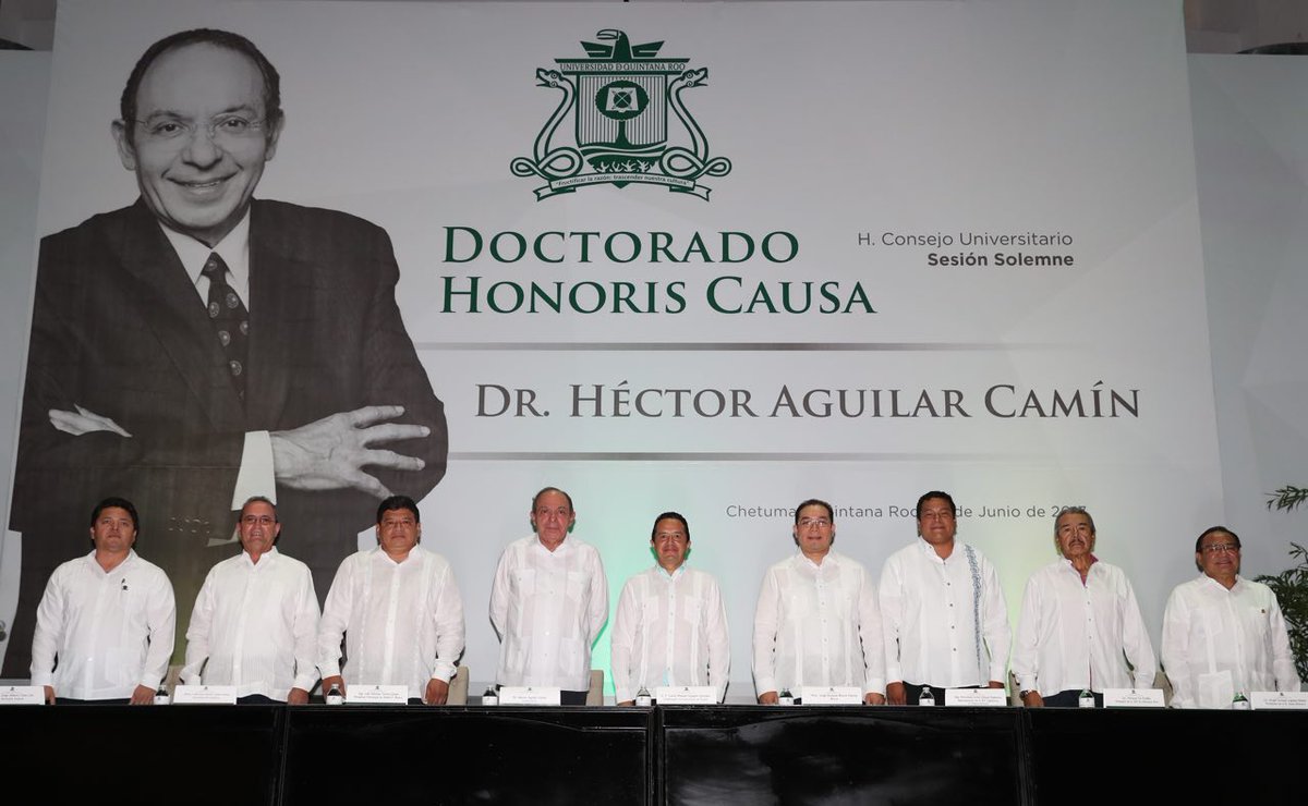 Héctor Aguilar Camín, honoris causa, Universidad, Quintana Roo, cultura, educación