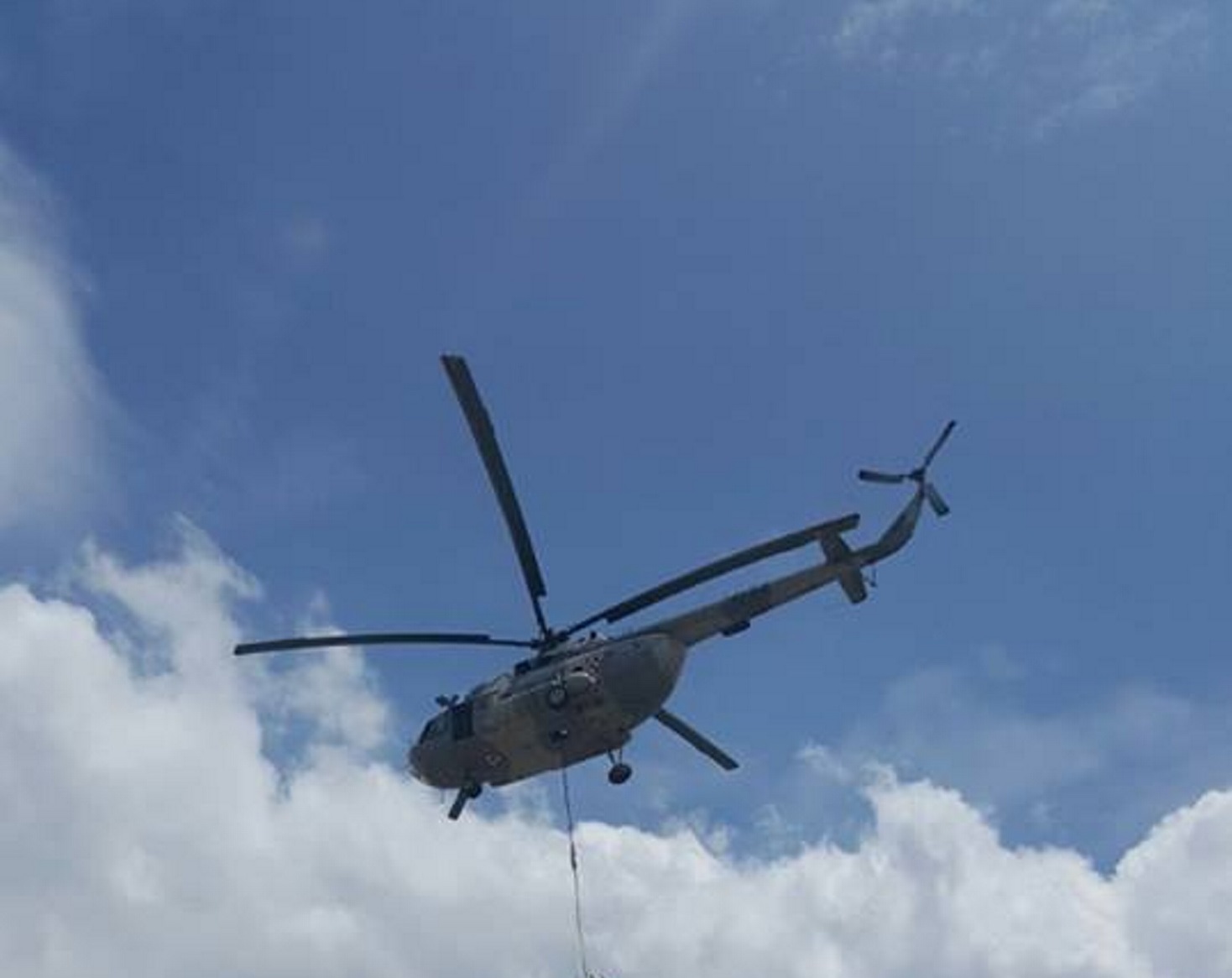 Helicoptero artillado refuerza la vigilancia en Sinaloa