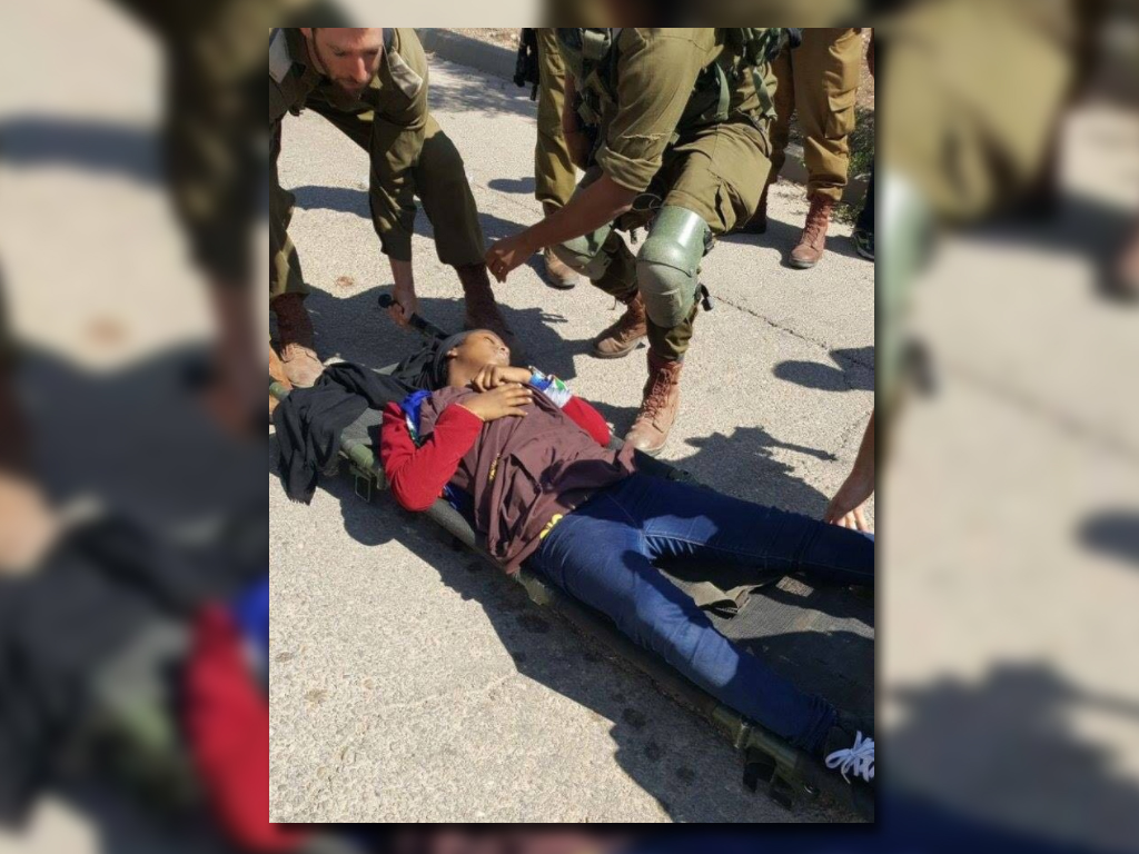 Una menor palestina resulta herida por soldados israelies