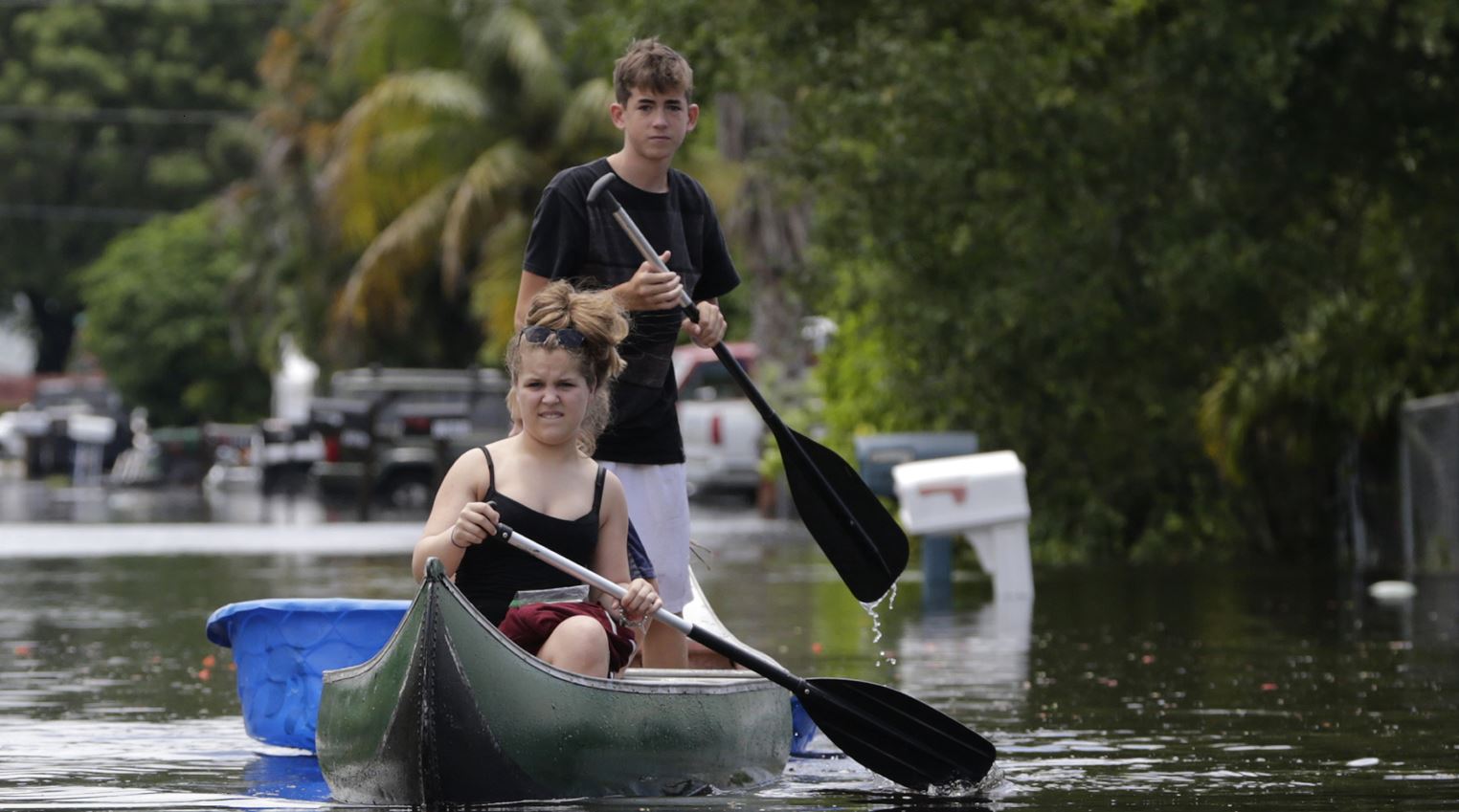 Inundaciones afectan el sur de Florida, Estados Unidos 