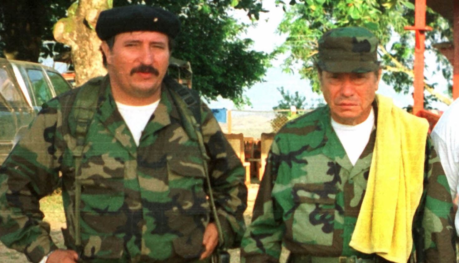 Jorge Briceno y Manuel Marulanda, líderes de las FARC
