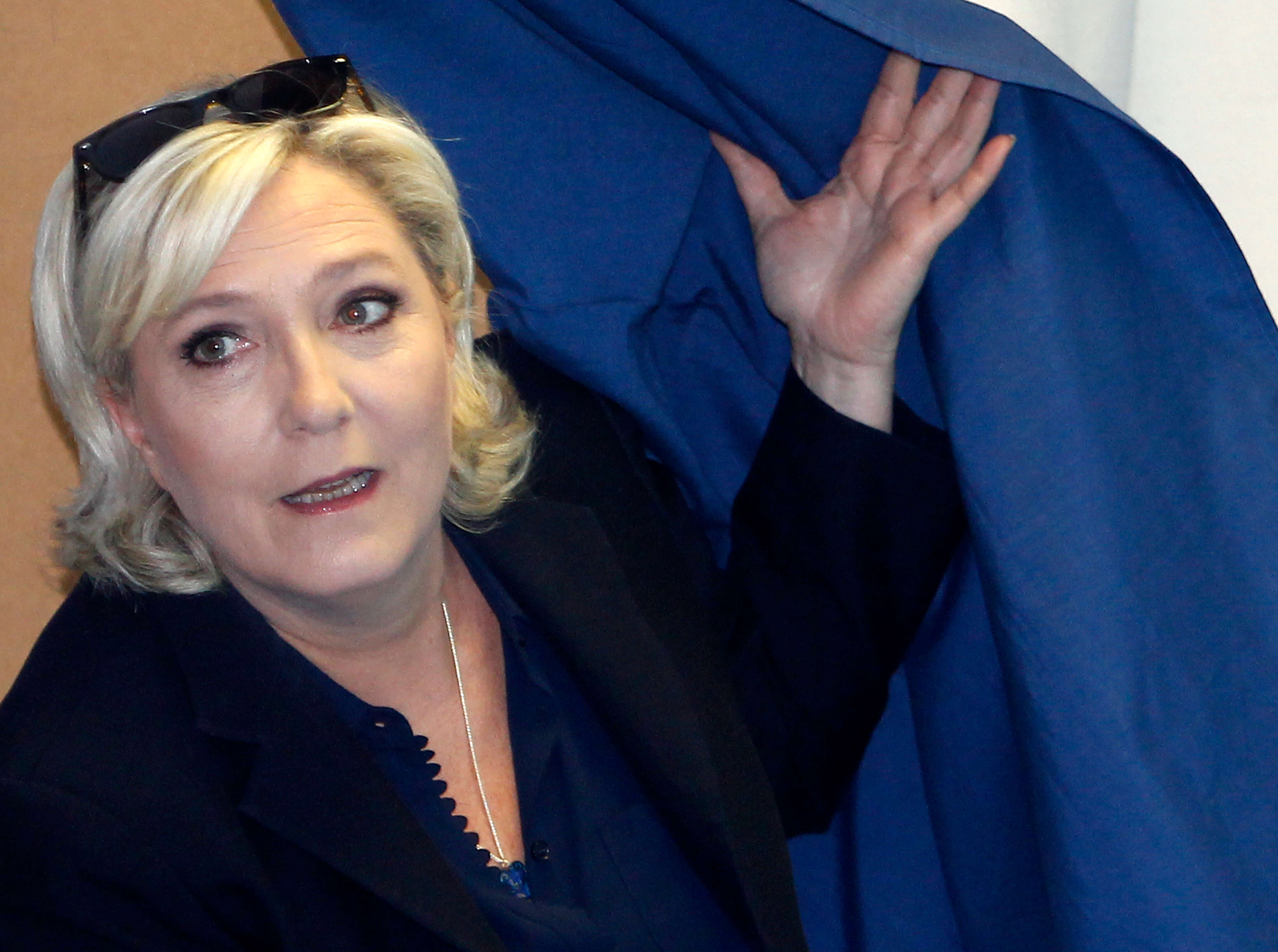 Marine Le Pen, líder del ultraderechista Frente Nacional de Francia