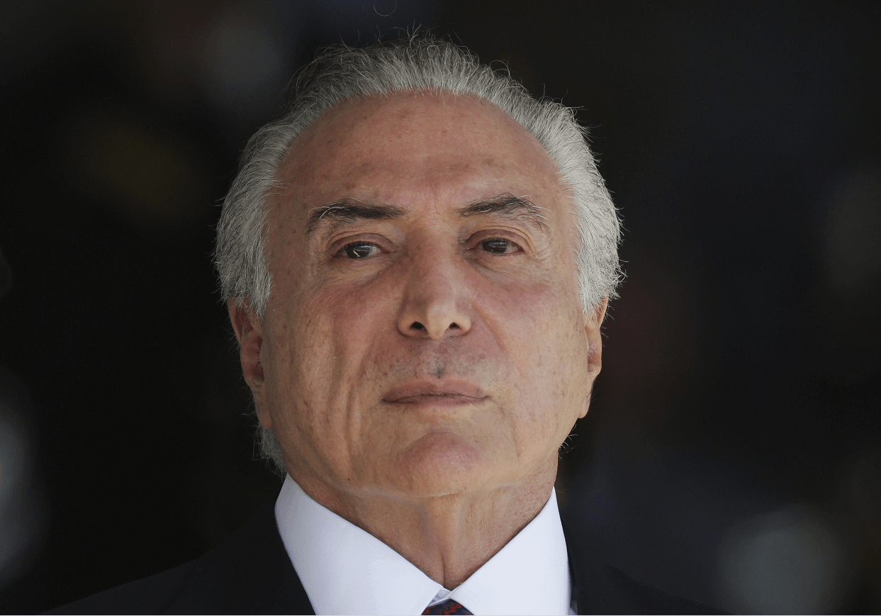 Michel Temer, presidente de Brasil, acusado de corrupción