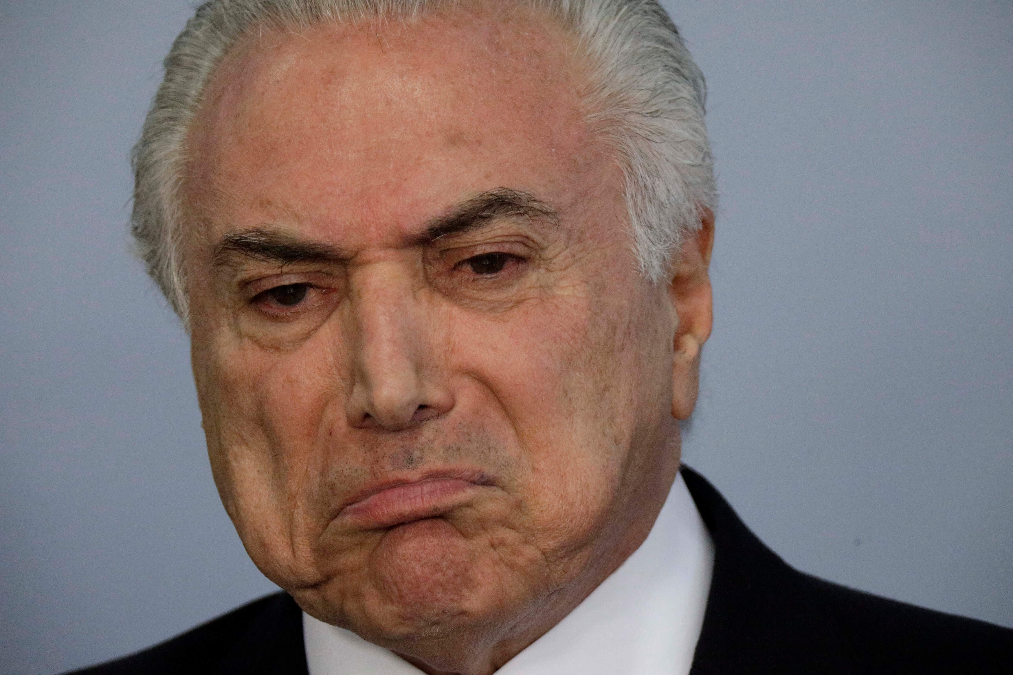 Michel Temer, presidente de Brasil, enfrenta acusaciones de corrupción