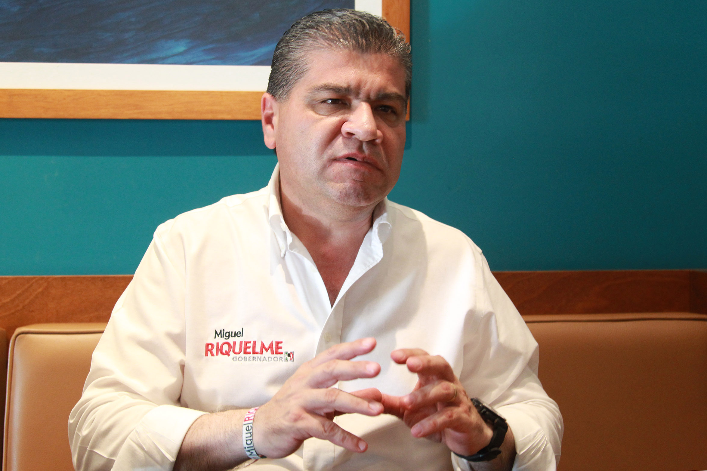 Miguel Ángel Riquelme, candidato de la alianza Por un Coahuila Seguro