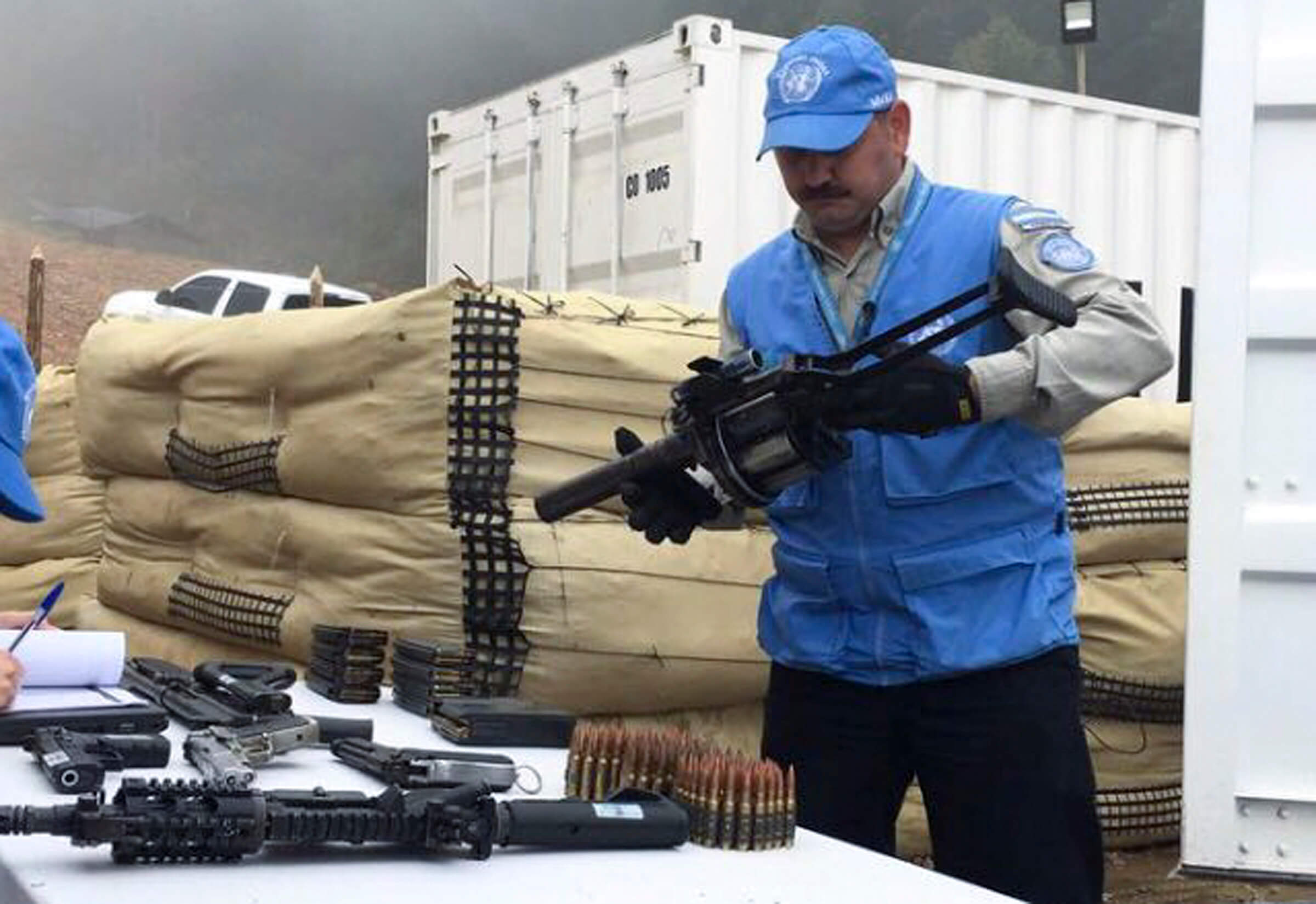 Misión de Naciones Unidas verifica desarme de las FARC