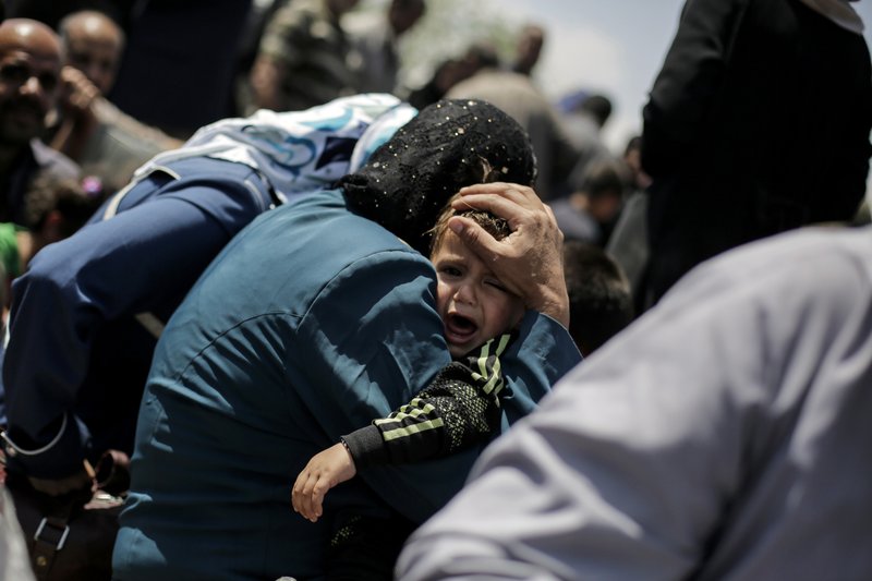 mas de 100 mil niños estan atrapados por enfrentamientos en mosul