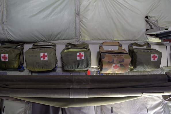 Paquetes de primeros auxilios, Fuerza de Defensa de Australia, Medicina, Medicina militar,
