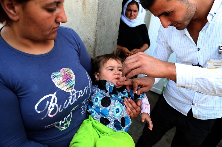 Cepa, polio, Siria, vacuna oral, vacuna antipoliomielítica