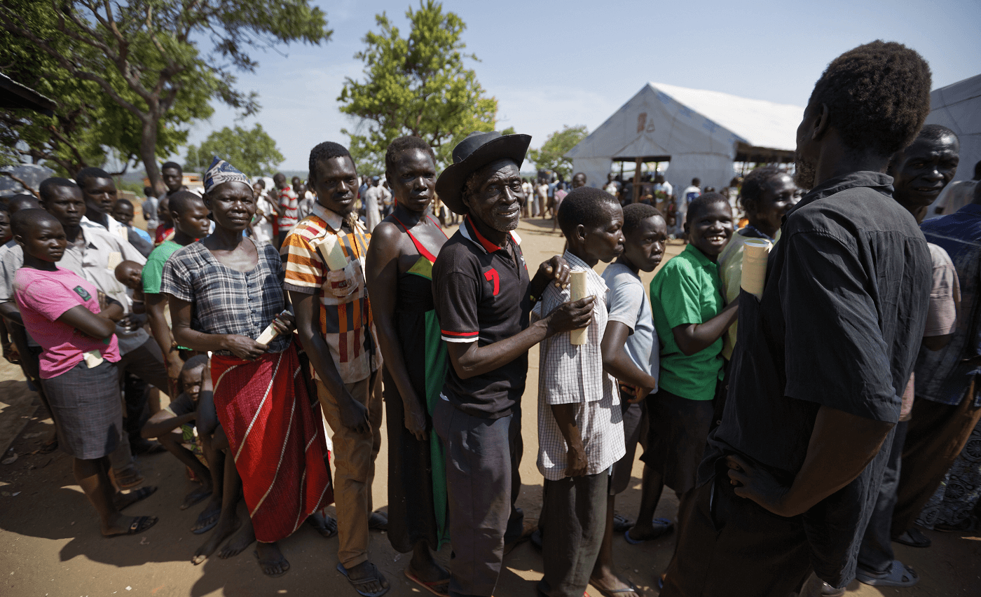 Refugiados sursudaneses en Uganda