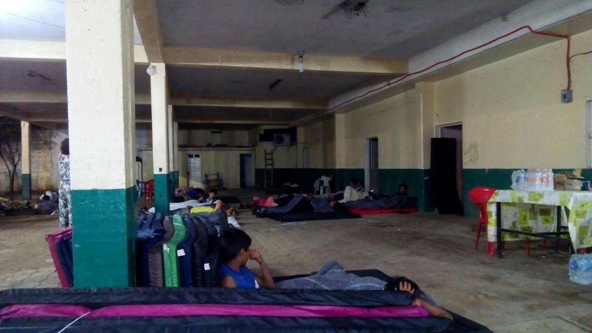 Refugios temporales de Salina Cruz ante la contingencia en la refinería