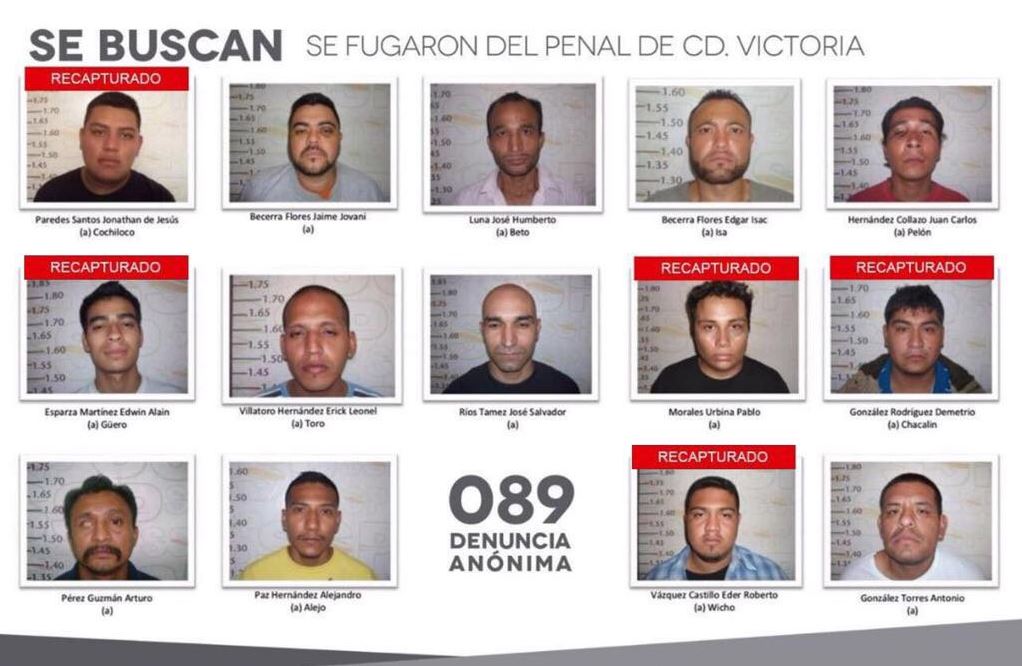 Detienen en Nuevo León a reo fugado del penal de Ciudad Victoria