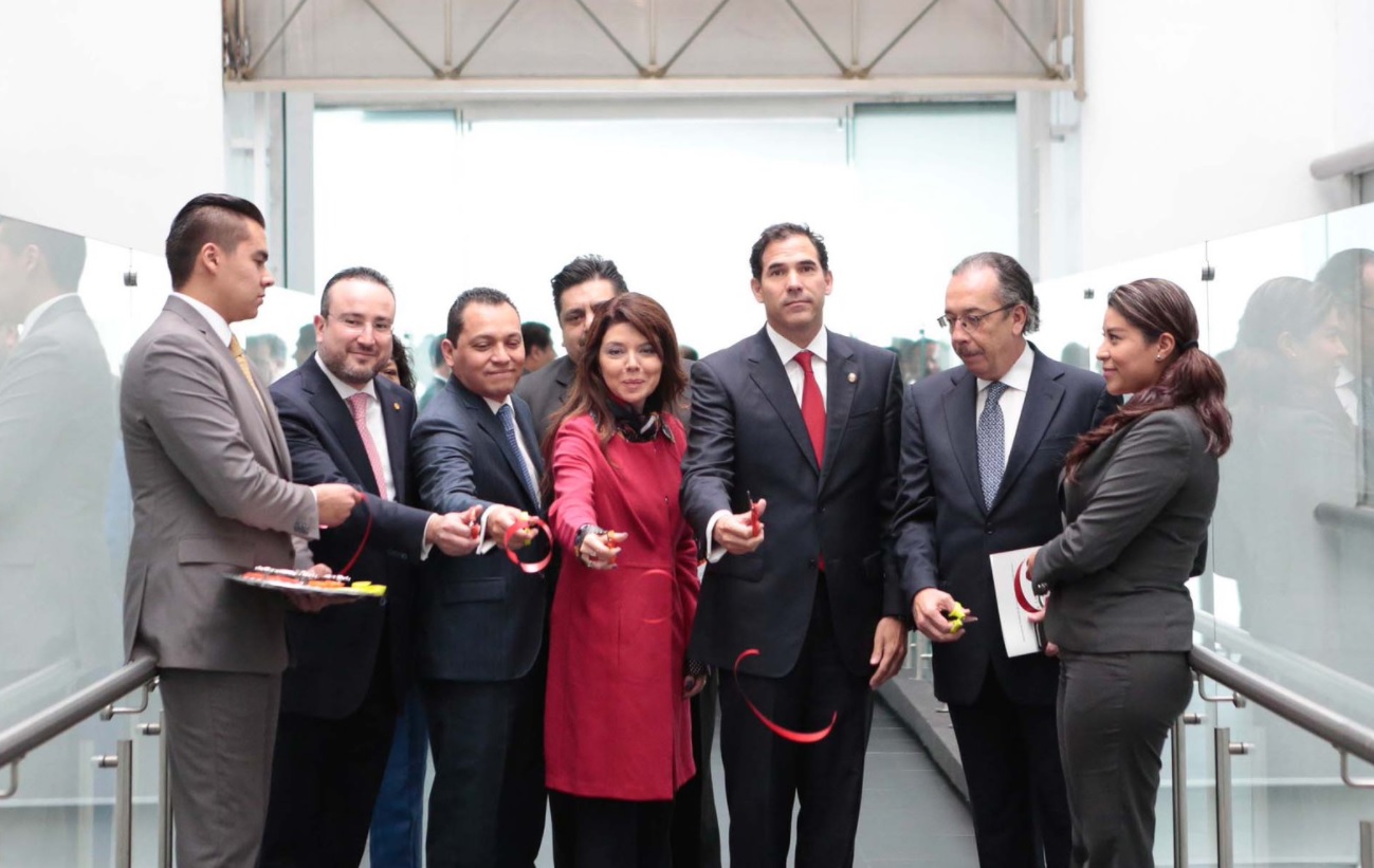 El presidente del Senado, Pablo Escudero, inauguró las nuevas obras. (Twitter: @senadomexicano)