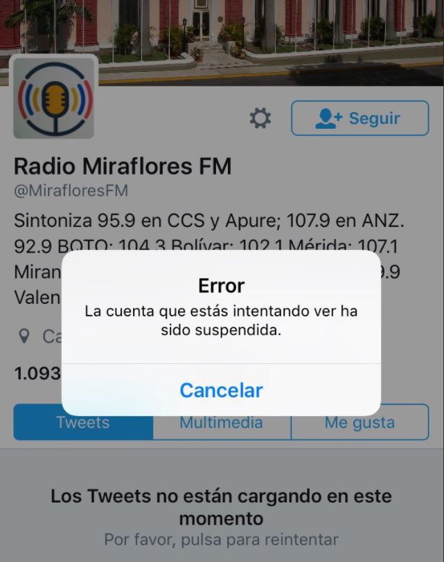 Gobierno de Venezuela, Critica, Twitter, Suspender Cuentas, Chavistas, Hugo Chávez, Radio