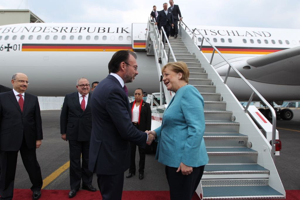 Angela Merkel y Luis Videgaray