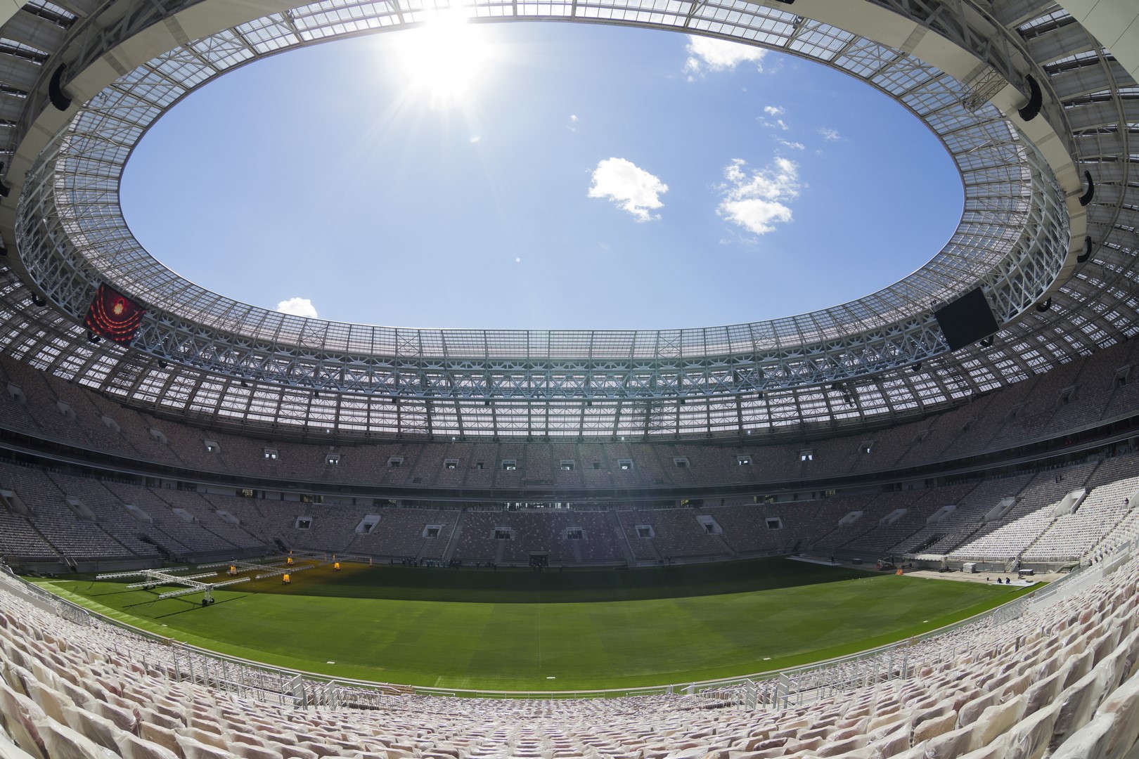 Vista del estadio Luzhniki en Rusia