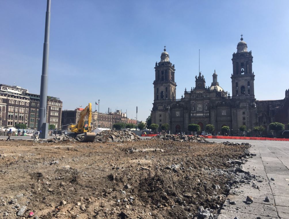 demolición, Plaza de la Constitución, catedral metropolitana