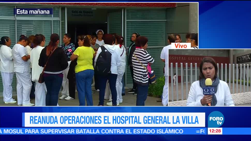 Hospital General La Villa, consulta externa, inundaciones, Ciudad de México