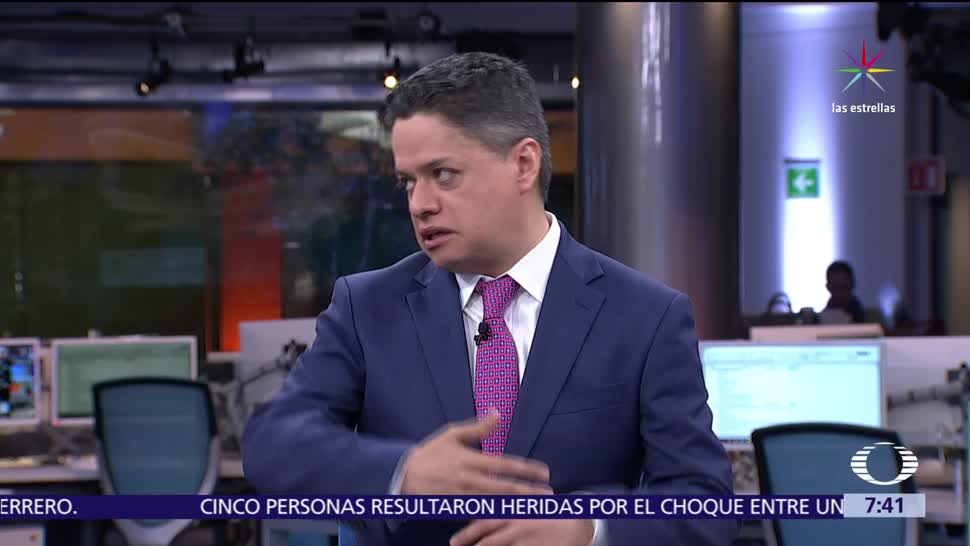Ariel Moutsatsos, corresponsal de Noticieros Televisa, imagen de México, Estados Unidos