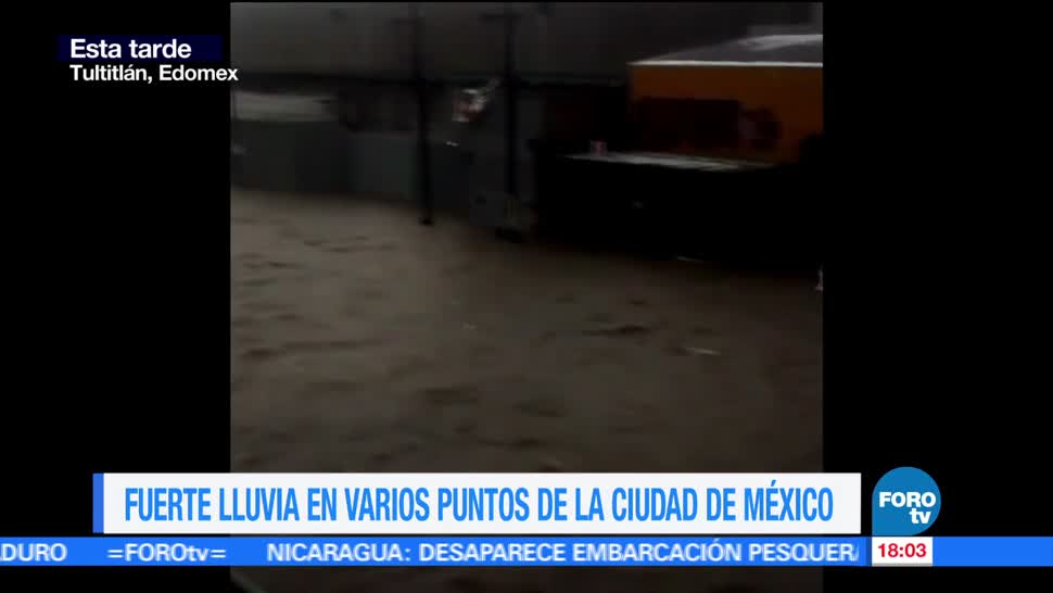 Fuertes, lluvias, inundaciones, Valle de México