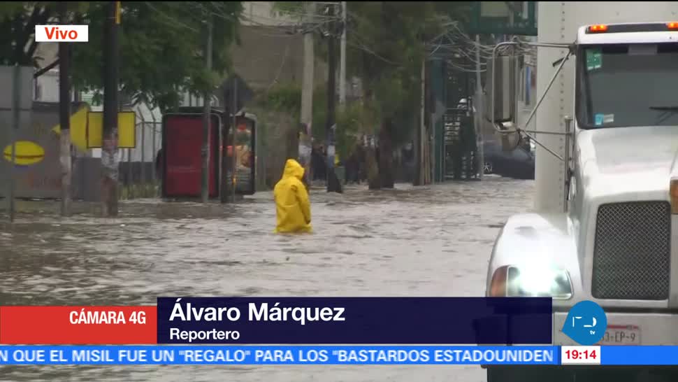 noticias, forotv, inunda, Avenida, López Portillo, Tultitlán