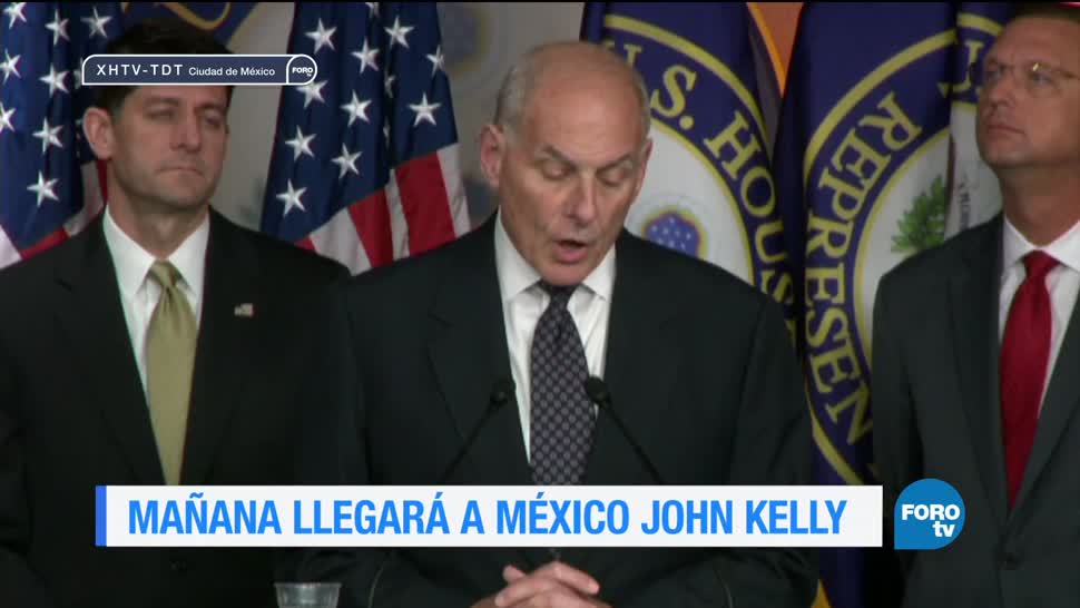 noticias, forotv, John Kelly, visitará, México, secretario de Seguridad Nacional