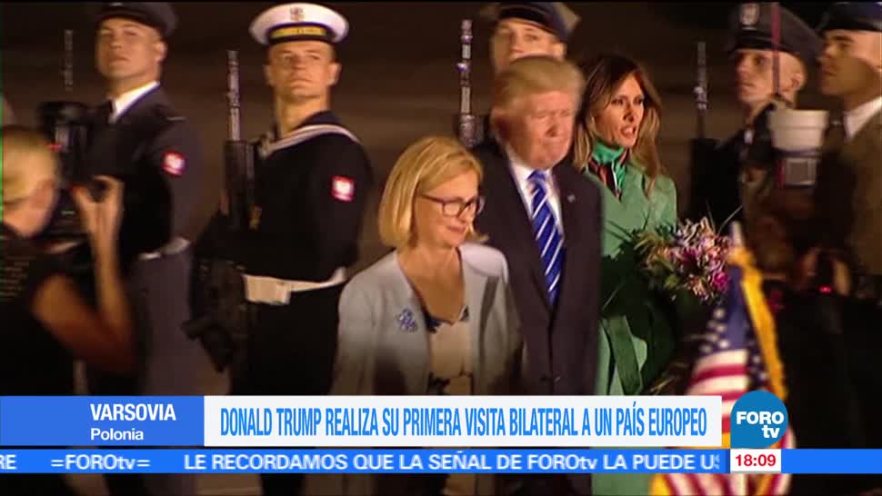 presidente, Estados Unidos, Donald Trump, llega Varsovia, cumbre, g20