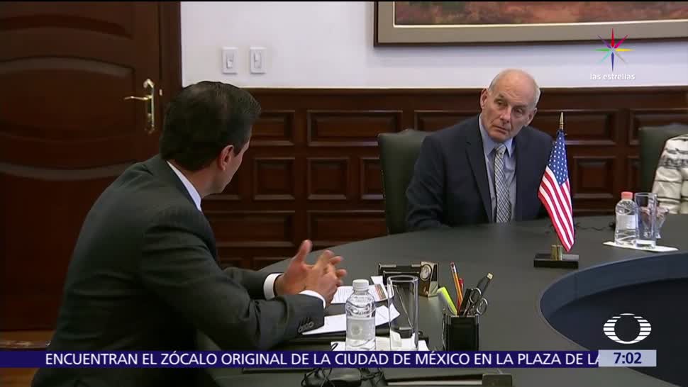 Enrique Peña Nieto, Los Pinos, John Kelly, secretario de Seguridad Nacional