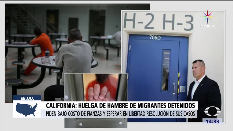 noticias, televisa, Migrantes, huelga de hambre, California, por tercera vez