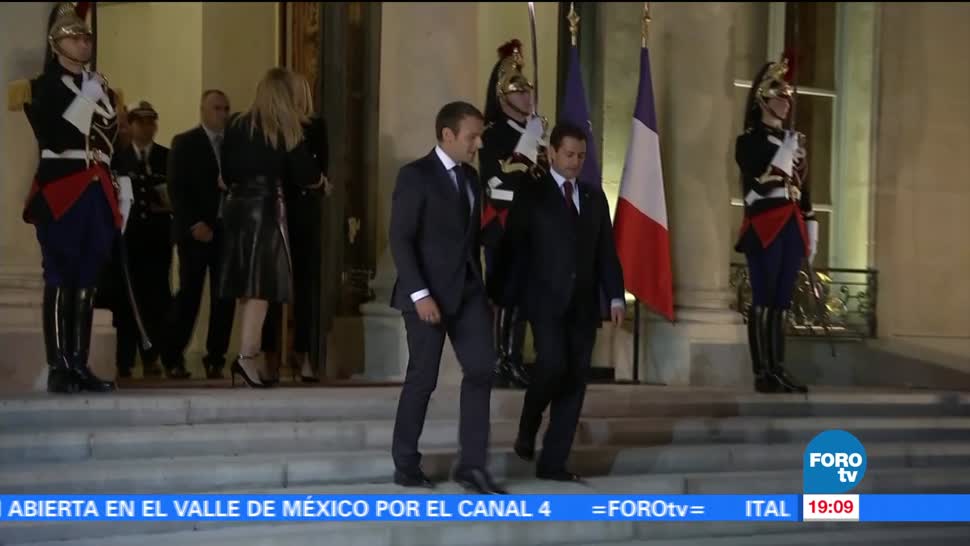 noticias, forotv, EPN, Macron, acuerdan fortalecer, relación México-Francia