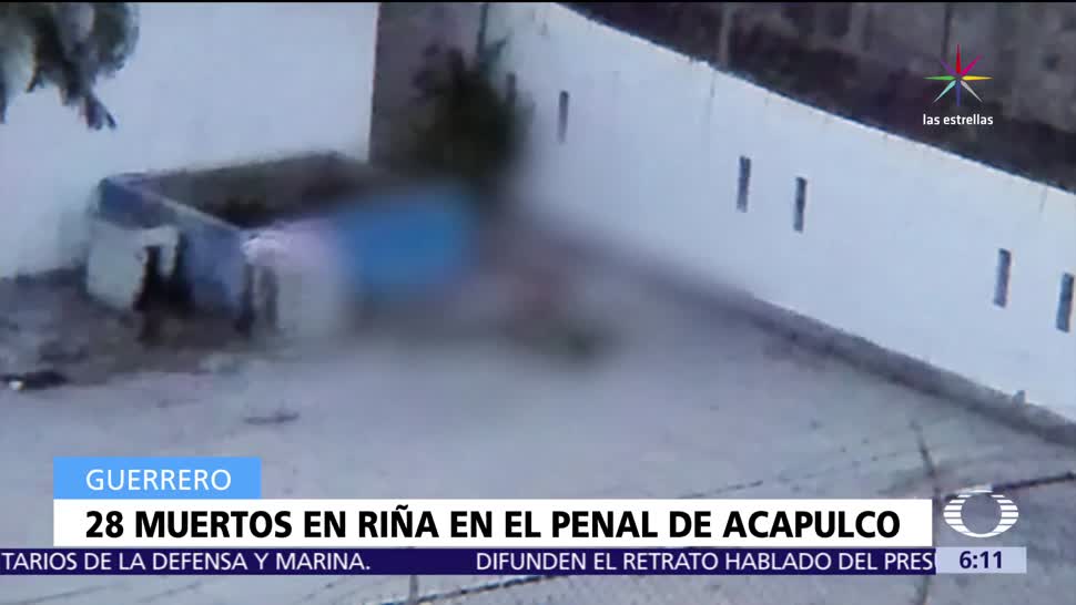 Suman 28 muertos, riña en el penal de Acapulco, Las Cruces de Acapulco, Guerrero